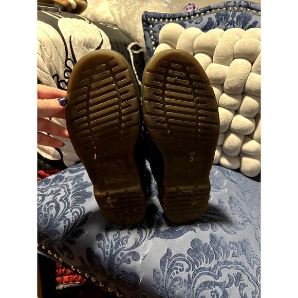 Dr Martens Black Leather 14 Eye Boots Made in England size 8/UK 6 - Picture 9 of 10